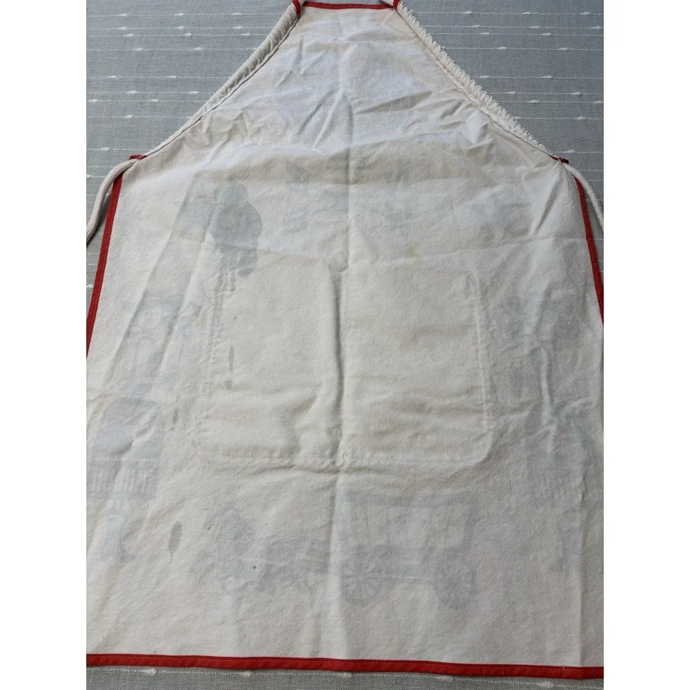 UNIQUE Vintage Kikkoman Americana Cotton Adjustable Kitchen/Grilling/Art Apron
